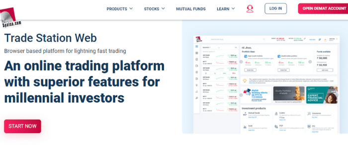 Top 10 Best Online Stock Trading & Investing Platforms in India 2025 : TheShareBrokers 5Paisa - Trader Terminal Trading Platform